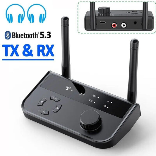 Transmisor y Receptor Bluetooth, Kit de Adaptador Audio estéreo inalámbrico 5.3
