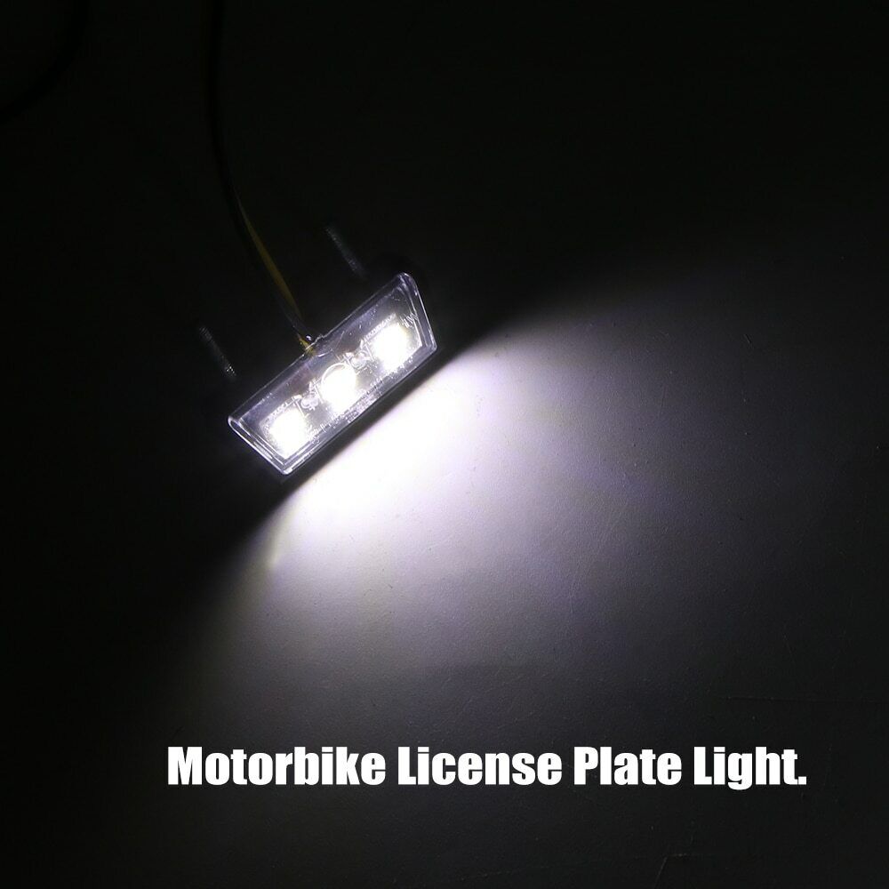 LED Mini Rear Light Motorcycle Tail Motorbike License Plate Light Car Rear Light