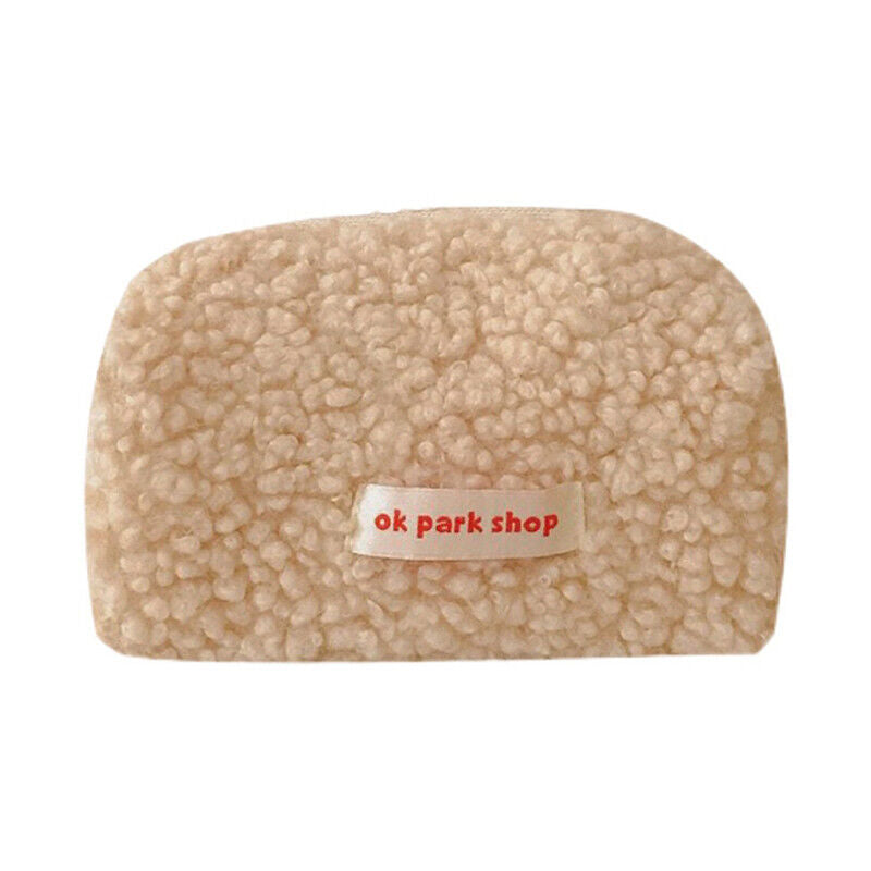 shmere Pencil Bag Case Plush Pencil Bag Zipper Bag Makeup Storage Bag M` JL