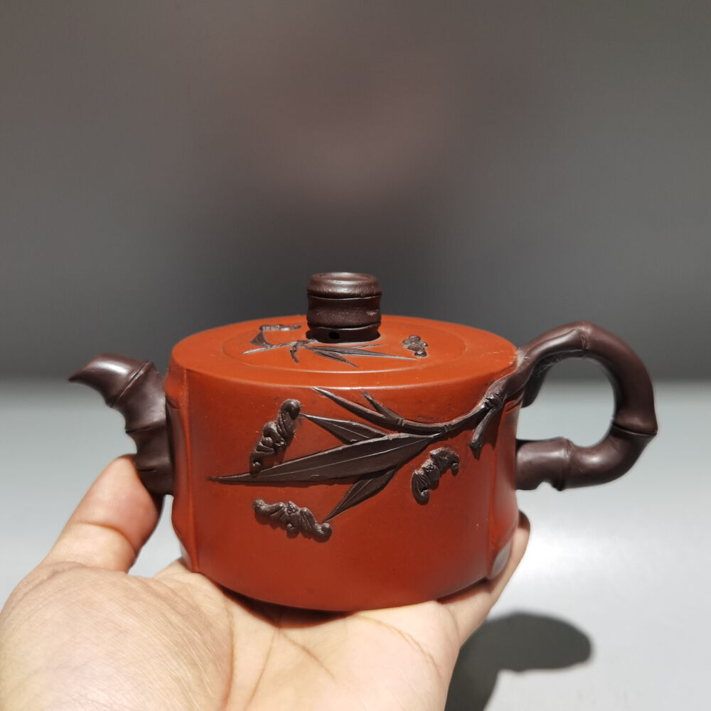 Chinese Yixing Zisha Clay Handmade Exquisite Teapot （祝福壶 底款：魏援良）