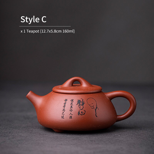 Yixing purple clay ceramic teapot -