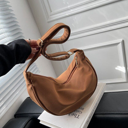 PU Leather Shoulder Dumpling Bags Women Totes Handbags Female Crossbody Bag