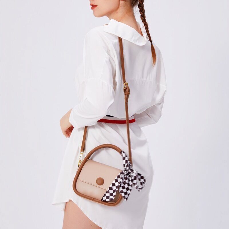 Shoulder Bag Women PU Leather Handle Handbag Female Classic Women Crossbody Bag