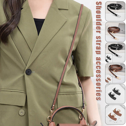 Real Leather Bag Strap Punch-free Shoulder Strap Crossbody Replacement Buckle