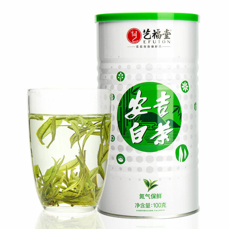 100g Organic Anji White Tea Chinese Genuine Spring Natural Loose Leaf Green Tea