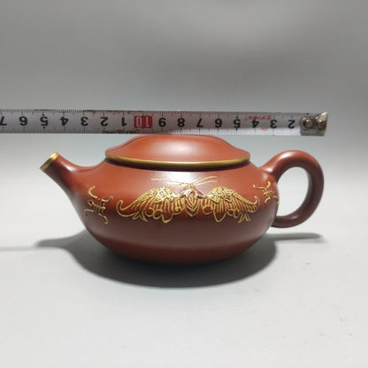 Vintage Chinese Yixing Purple Clay Teapot Zisha Ceremony Exquisite Teaware Rare