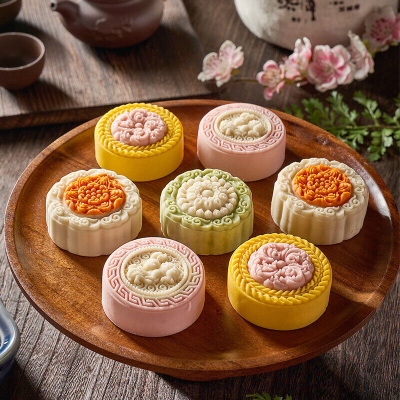 6pc Mid Autumn Moon Cake China-Chic Tea Flavored Moon Cake中秋月饼国潮风茶味月饼