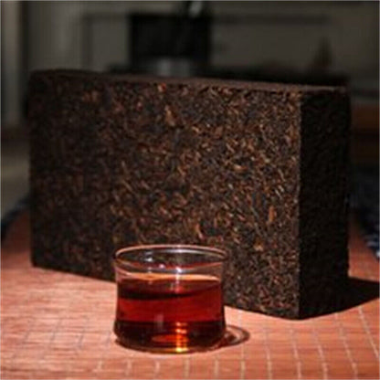 Arbor Fragrant Tea Brick 500g Aged Ripe PuerhTop-grade Island Old Tree Puer Tea