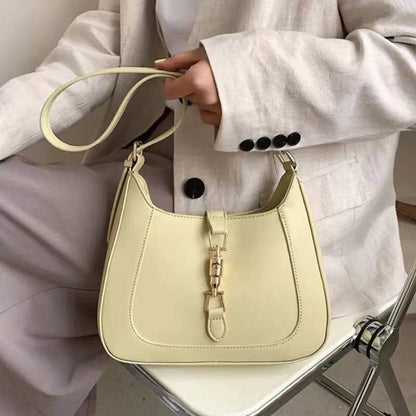 Luxury Purse Handbag Leather Shoulder Crossbody Bag Women Fashion Underarm Bags