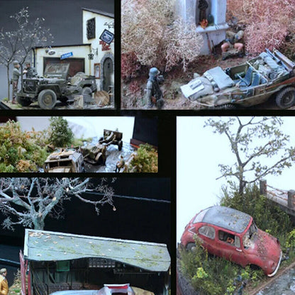 Miniature Quinoa Plant Dry Tree Model DIY Railway Building Sand Table Layout Kit