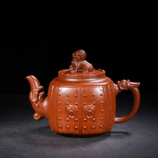 Chinese Yixing Zisha Clay Handmade Exquisite Teapot（大宅门 底款：徐汉棠）