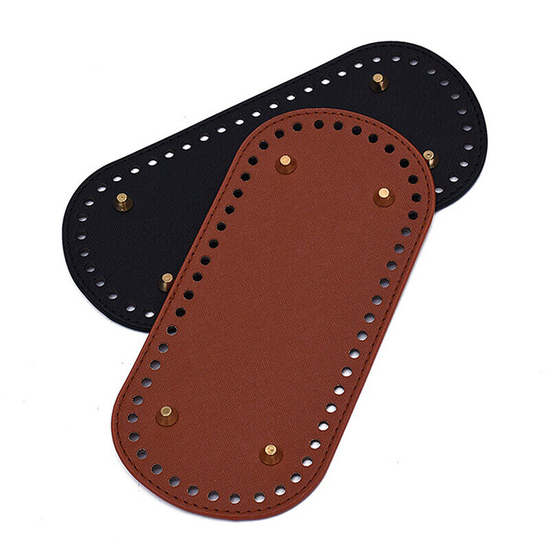 22*10cm Long Bottom for Knitted Bag Leather Bag Base Handmade Bottom With Holes