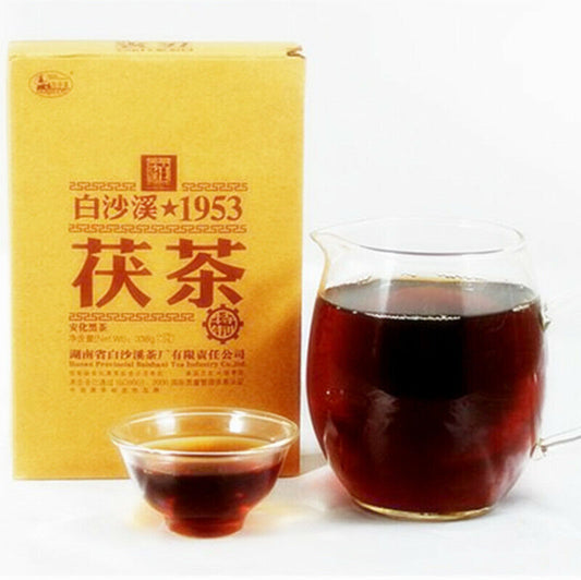 338g The Antifatigue Hunan Dark Tea Jinhua Fu Brick Tea Nature Chinese Black Tea