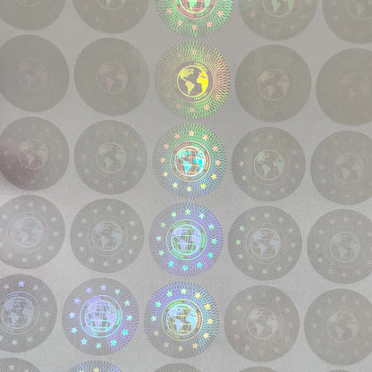 Holographic Stickers 2000Pcs Plastic Warranty Tamper Proof Security Label Decals