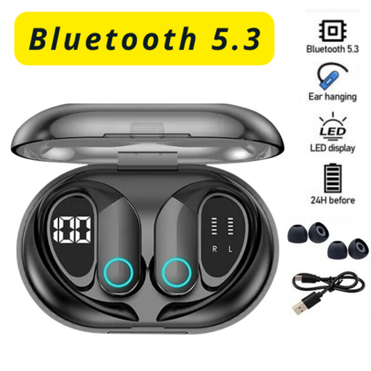 Audifonos Deportivos Bluetooth 5.3 Auriculares Inalambricos Para Telefonos Cell