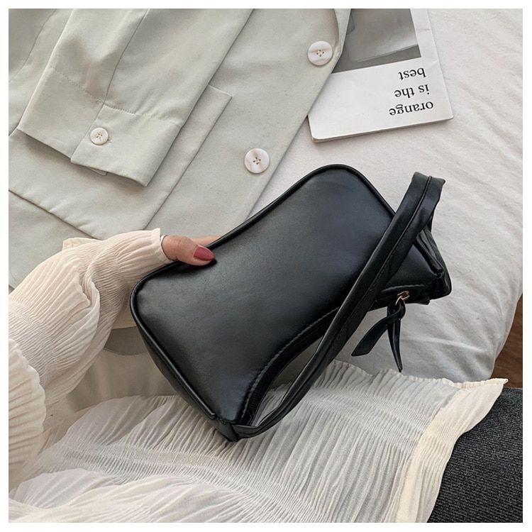 Shoulder Bag Genuine Leather Women Purse Fashion Zipper Handbags Crossbody 1 PC