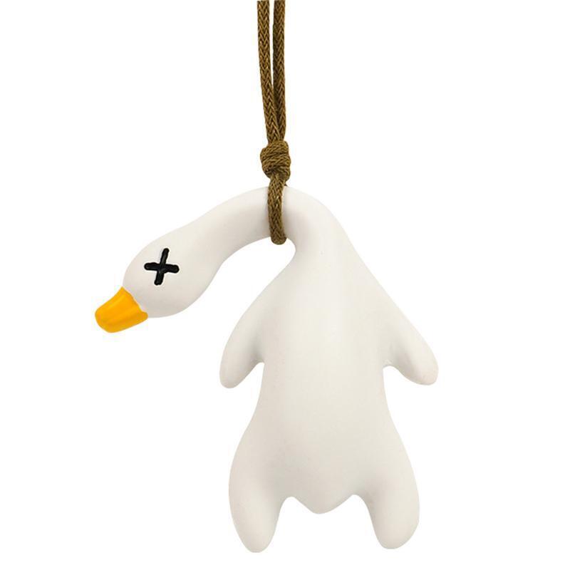 Funny Roasted Duck Car Mirror Pendant Auto Interior Decoration Pendant Gift