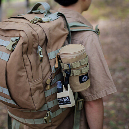 Outdoor Tactical Camping Tea Beer Cup Storage Bag Water Bottle Holder Hangable