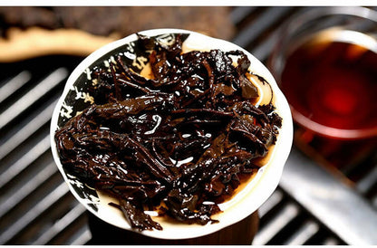 Treasures 2006 Puwen Yunya Pu'er 400g Ripe Puer Tea Cake Shu Puer Old Puerh Cha