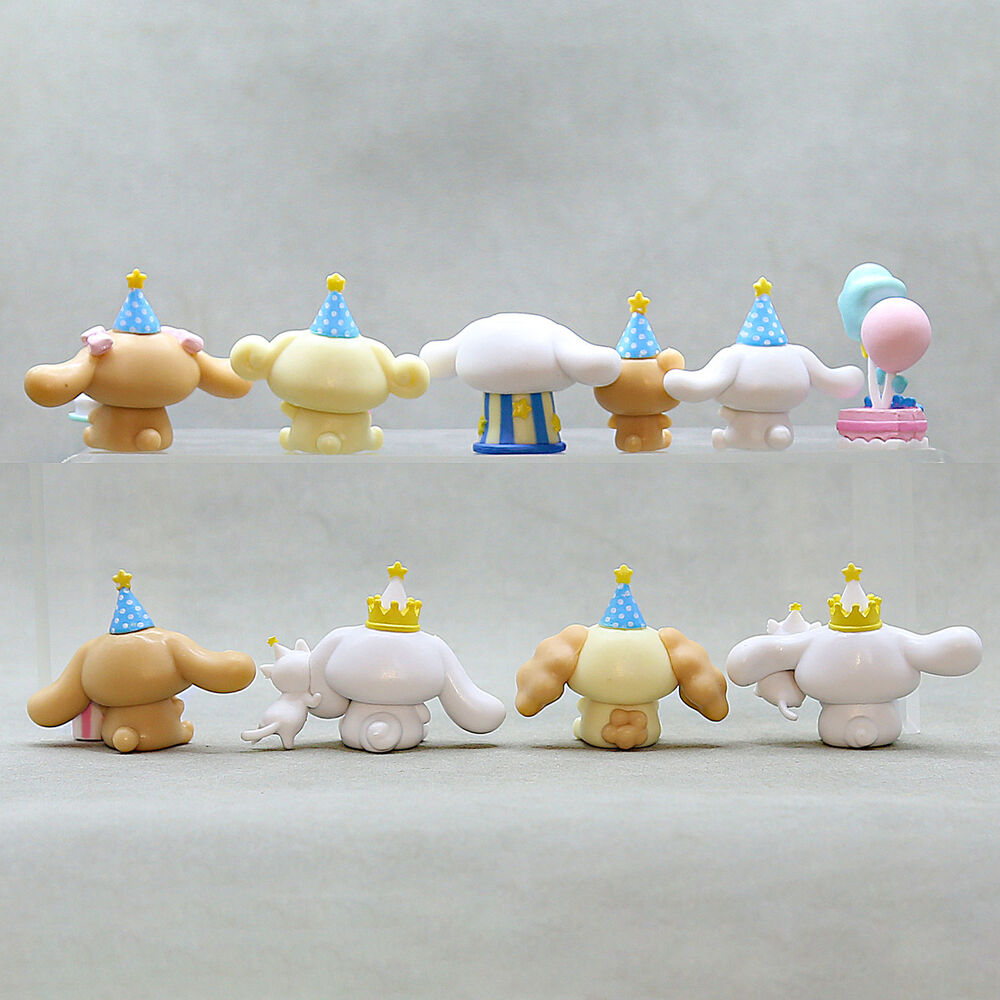 Cinnamoroll Chef Dog Birthday Party DIY Cake Decoration 8pcs