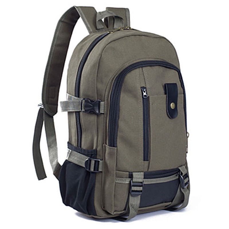 Mountaineering Bag Backpack Men Canvas Backpacks Outdoor Travel Camping Bag