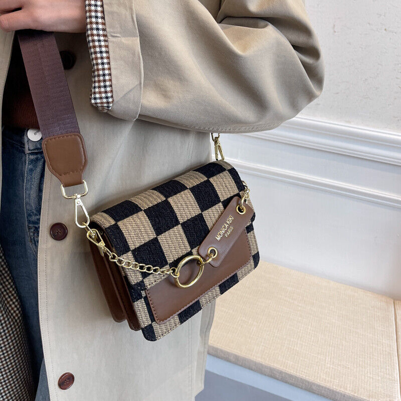 Mini Fabric Flap Crossbody Sling Bags Women Handbag Shoulder Bag Handbags