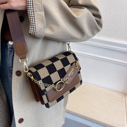 Mini Fabric Flap Crossbody Sling Bags Women Handbag Shoulder Bag Handbags