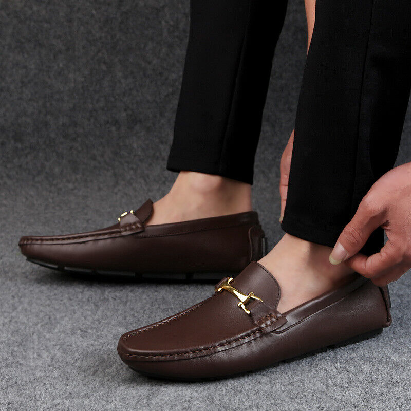 Man Shoes Leather Genuine Summer Mens Shoes Leather Loafer Shoes Men Male