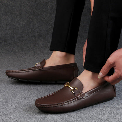 Man Shoes Leather Genuine Summer Mens Shoes Leather Loafer Shoes Men Male