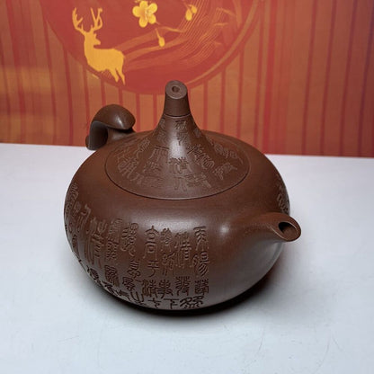 Vintage Chinese Yixing Purple Clay Teapot Zisha Ceremony Teaware Collection Art