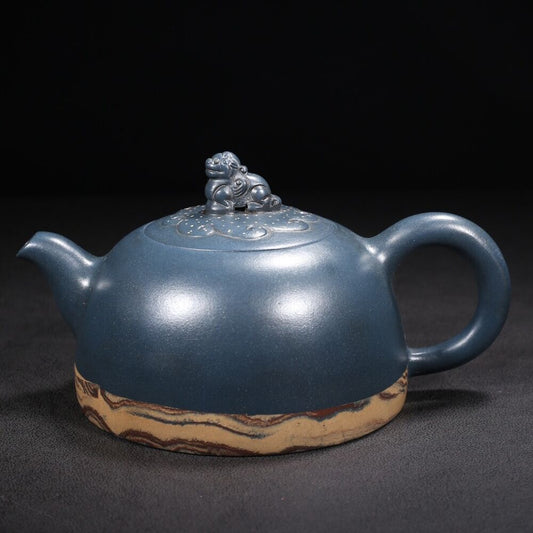 Chinese Yixing Purple Clay Teapot Tea Set Pot Zisha Ceramic Cute Decor Figurine