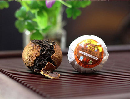 250g Yunnan Orange Cooked Tea Pu'er Tea Tangerine Peel Packaging Puerh Natural