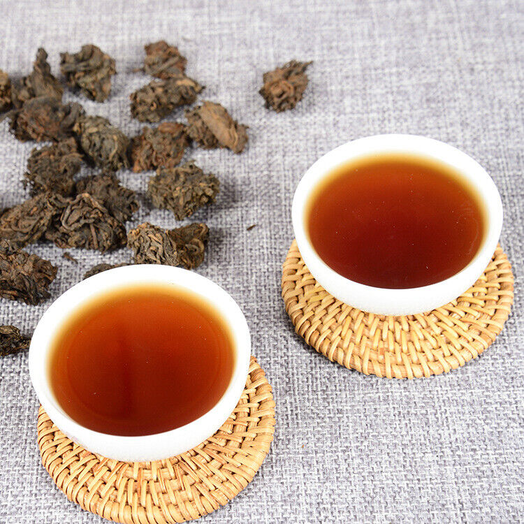 Puerh Tea Ripe Tea 2009 Menghai Ancient Tree Golden Bud Tea Head 500g