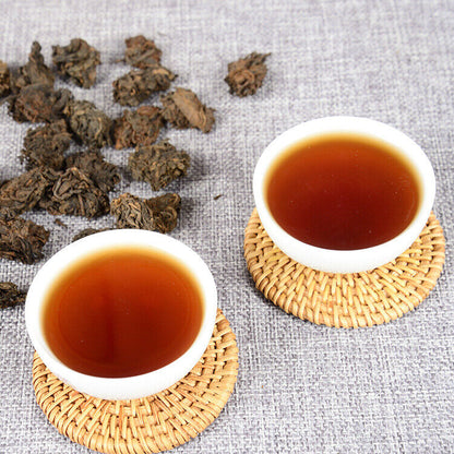 Puerh Tea Ripe Tea 2009 Menghai Ancient Tree Golden Bud Tea Head 500g
