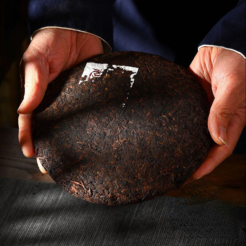 357g Yunnan Ripe Puerh Tea 2016 Year Menghaishu Pu-erh Cooked Tea Cake Pu'er Tea
