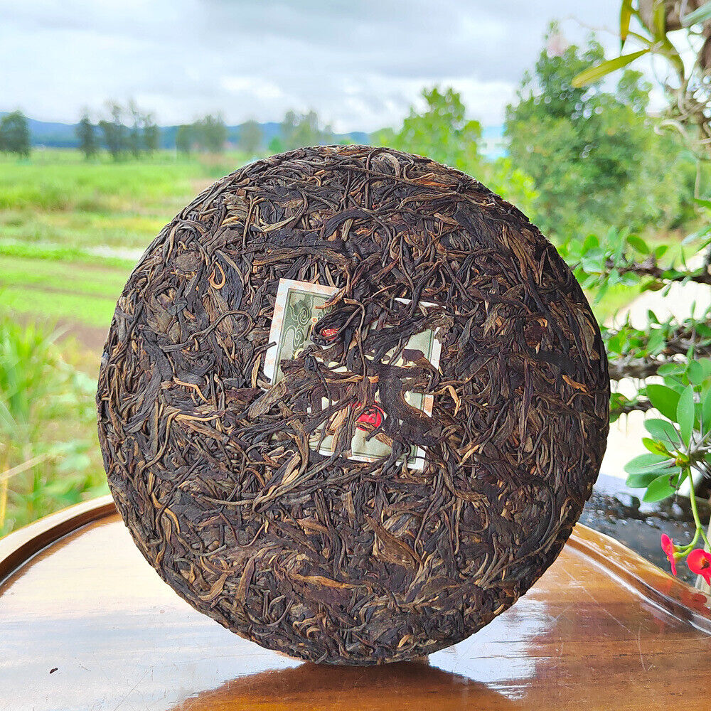 357g 2015 Year Aged Puerh Raw Tea Cake Yunnan Old Pu-erh Shengcha Old Pu'er Tea