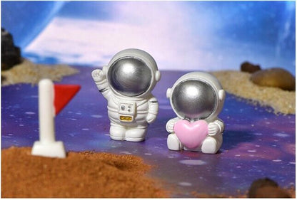 Ant Farm Decoration Resin Mini Astronaut Space Anthill Nesting Landscaping Decor