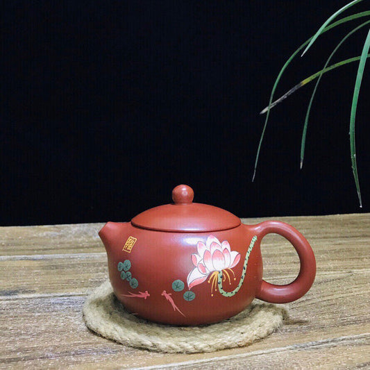 Chinese Yixing Zisha Clay Handmade Exquisite Teapot（莲花西施 底款：姜礼明）