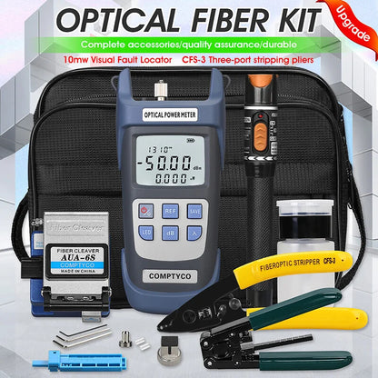FTTH Fiber Tool Set Fiber Cutter 10mw Visual Fault Locator Optical Power Meter