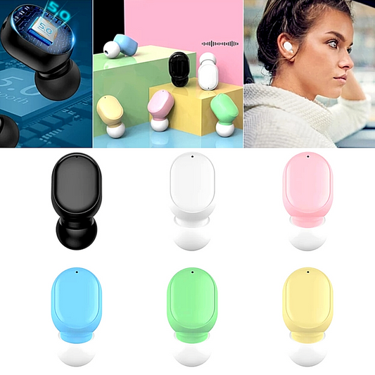 2023 Mini Wireless Bluetooth Earbuds In-Ear Earphones Sport Headset Waterproof