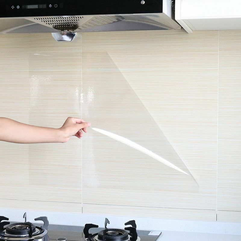 5M PVC Transparent Furniture Films Vinyl Self-Adhesive Desk Protective Stickers
