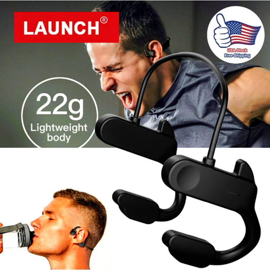 Bone Conduction Headphones Bluetooth 5.2 Wireless Earbuds Outdoor Sport Headset