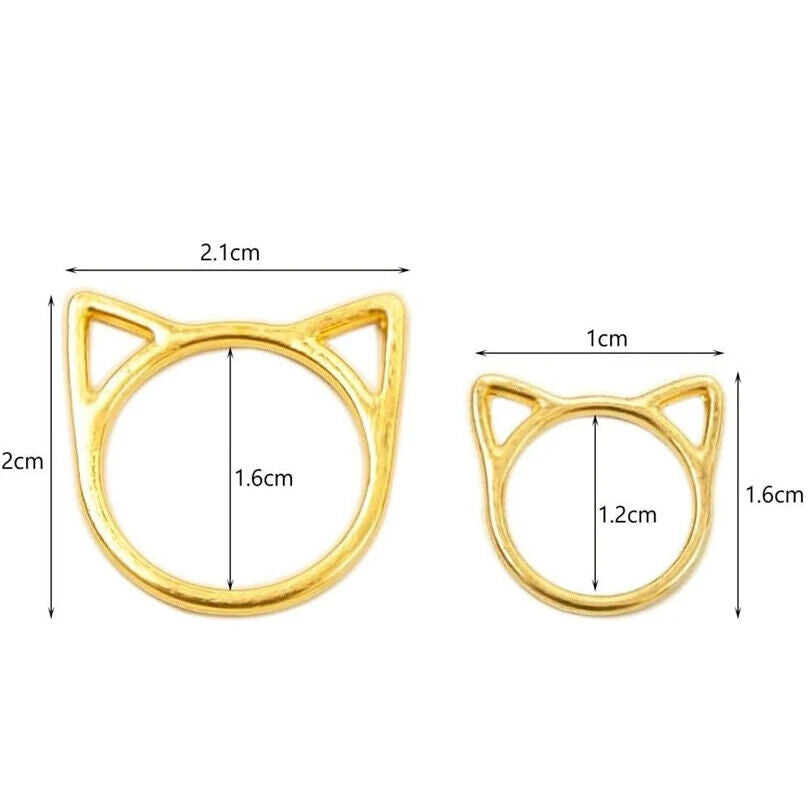 Stitch Markers 30 Pcs Cat Ears Metal Needle Clips Knitting Crochet Locking Latch