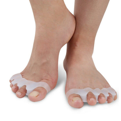 Silicone Foot Care Gel Bunion Protector Toe Separator Straightener Spreade 1Pair