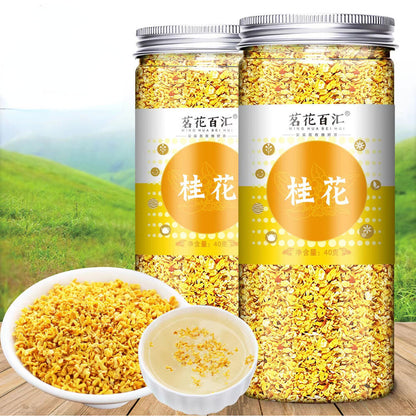 80g Natural Osmanthus Herb Flower Tea Fragrant Whole Osmanthus Herbal Floral Tea