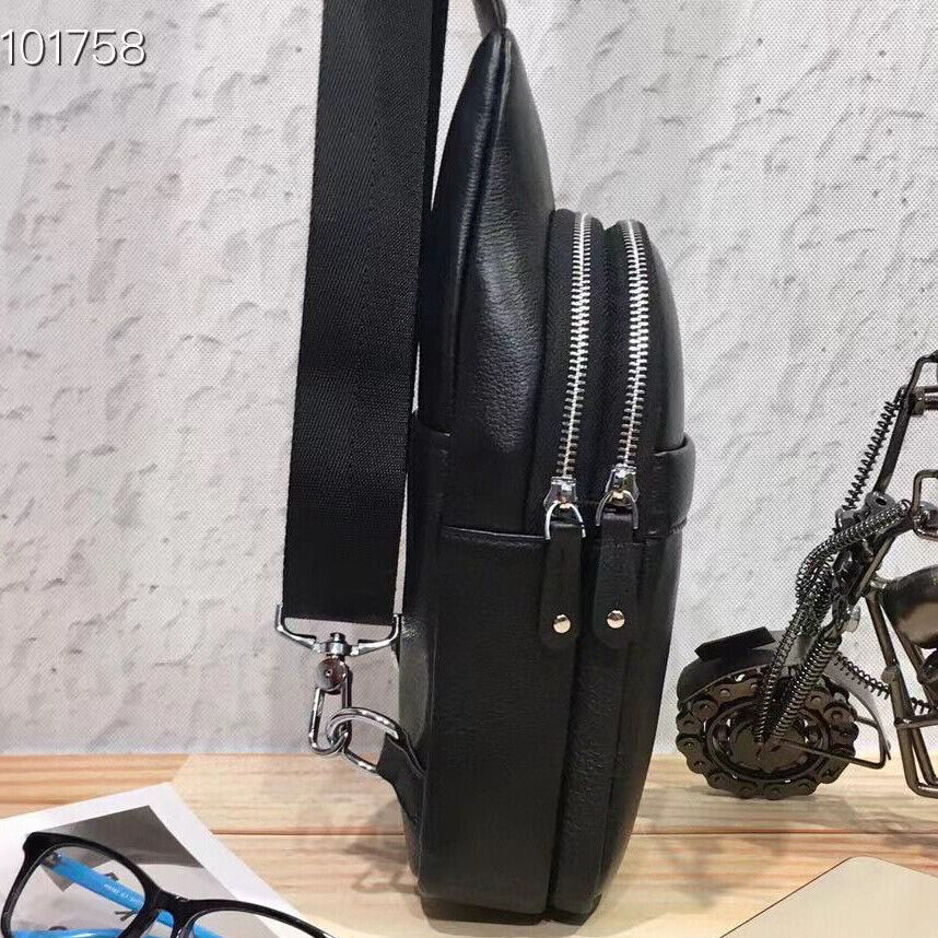 Mens Sling Backpack,100% Genuine Leather Luxury Crossbody Bag Daypack for Travel