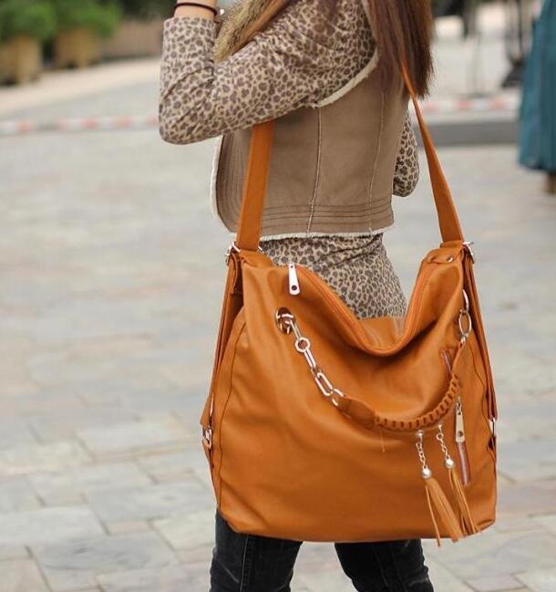 Women PU Leather CrossBody Shoulder Bag Tote Purse Satchel Messenger Handbag
