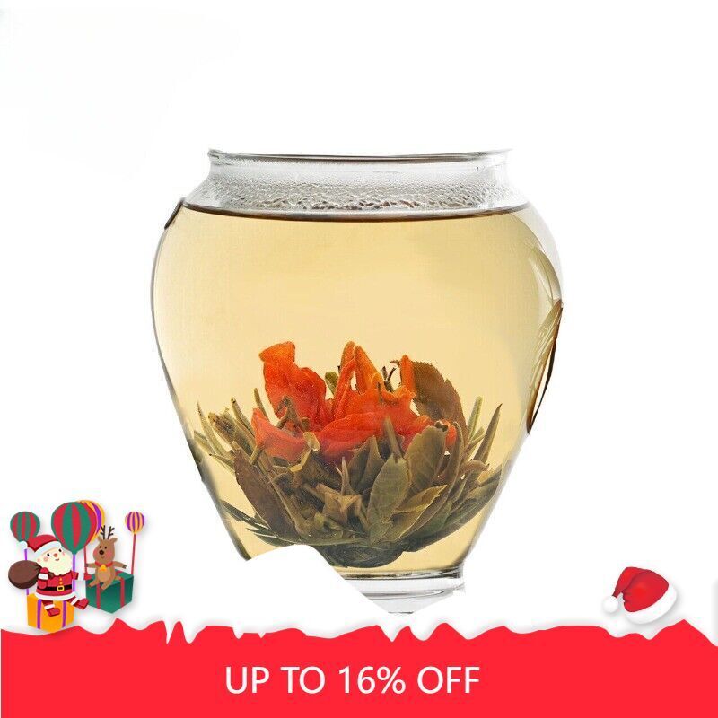 Flower Tea Lily Jasmine Marigold Flowering Tea Blooming Tea 20pcs