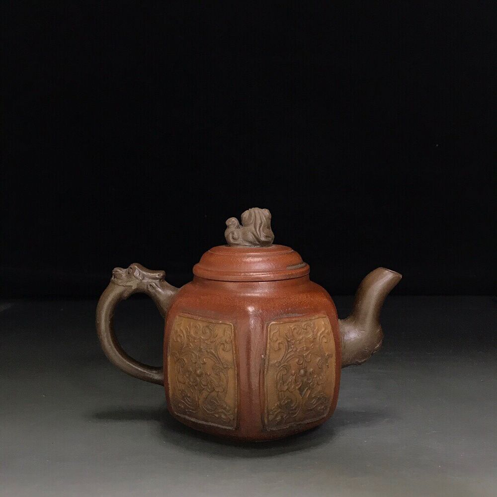 vintage chinese yixing purple clay teapot zisha ceremony teaware collection rare