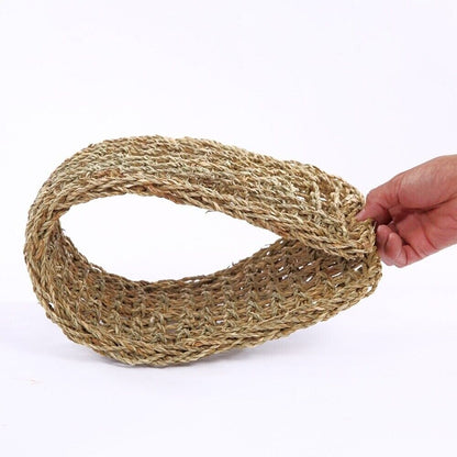 Reptile Hammocks Natural Grass Fiber Iguana Crab Gecko Pet Sleeping Beds Nesters
